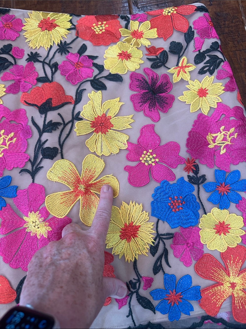 🌸 Milly Floral Embroidered Two-Piece Top & Skirt Set 🌸 - Picture 12 of 13